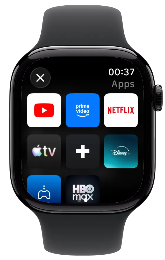 BRAVIA apps in Intellimote on Apple Watch Series 11